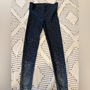 Koral Black Leopard Patterned Leggings